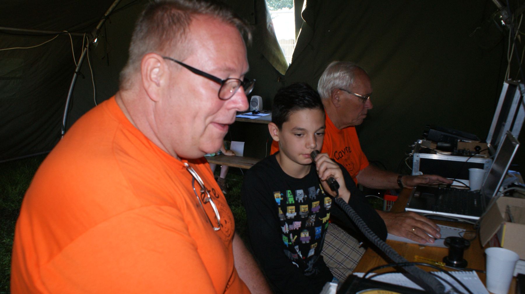 De 2e dag was henk, PA5VK ook van de partij.